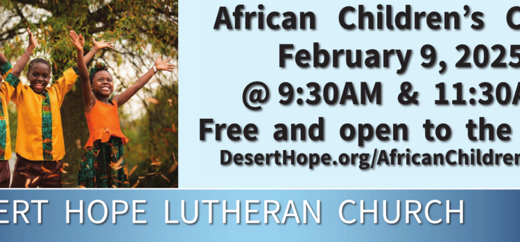 African Children’s Choir – February 9 2025