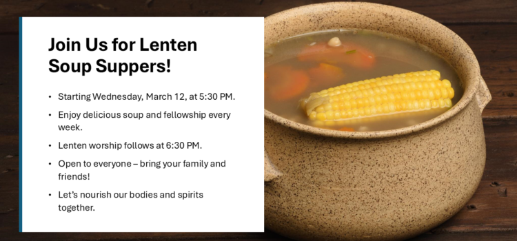 Lenten Soup Suppers 2025