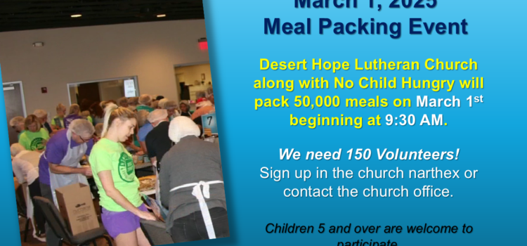 Meal Packing Event 2025